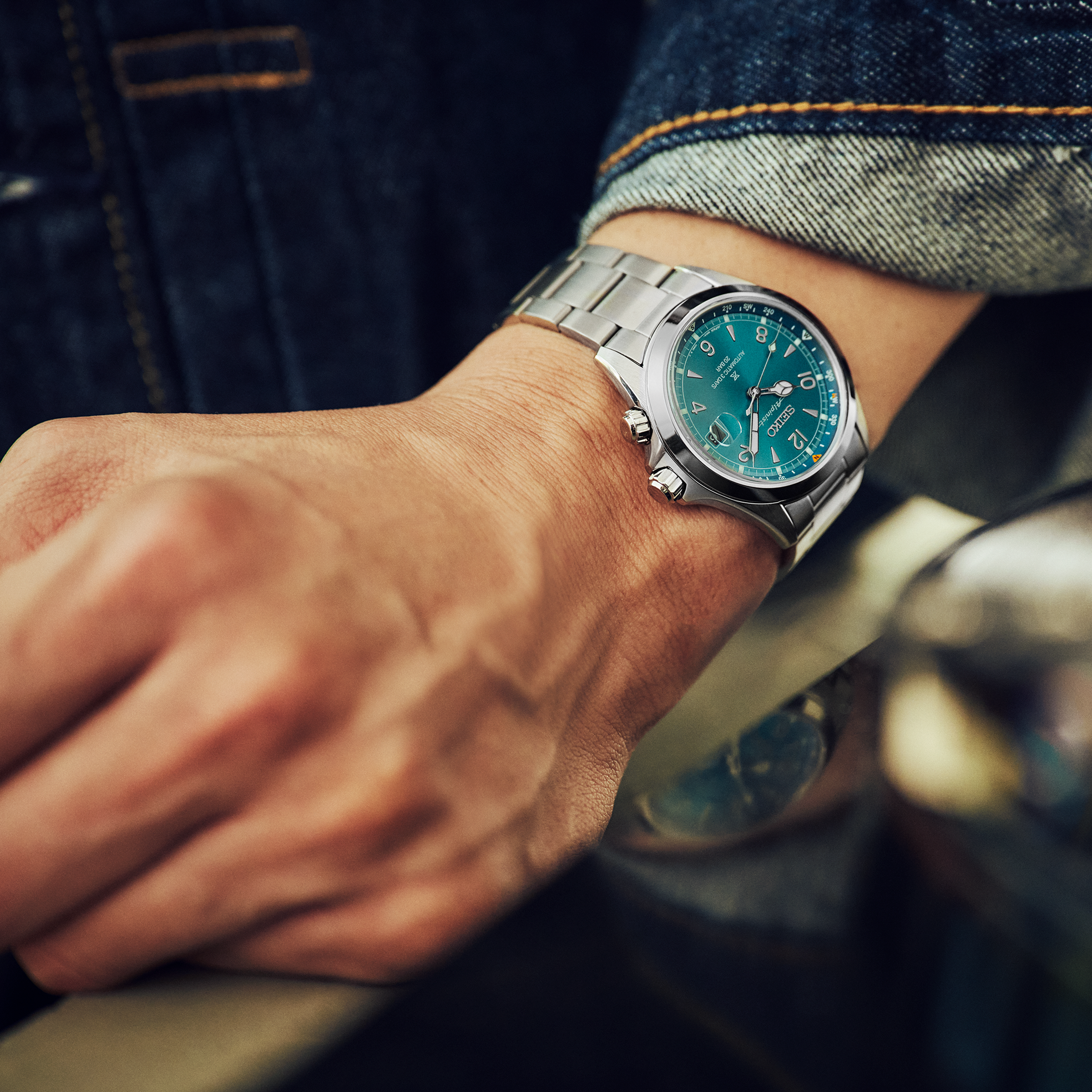 Seiko Luxe Prospex Alpinist Watch SPB503