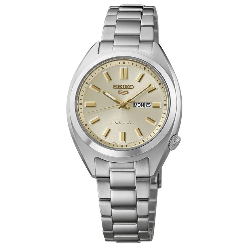 Seiko 5 Sport Ivory Dial Watch SRE023