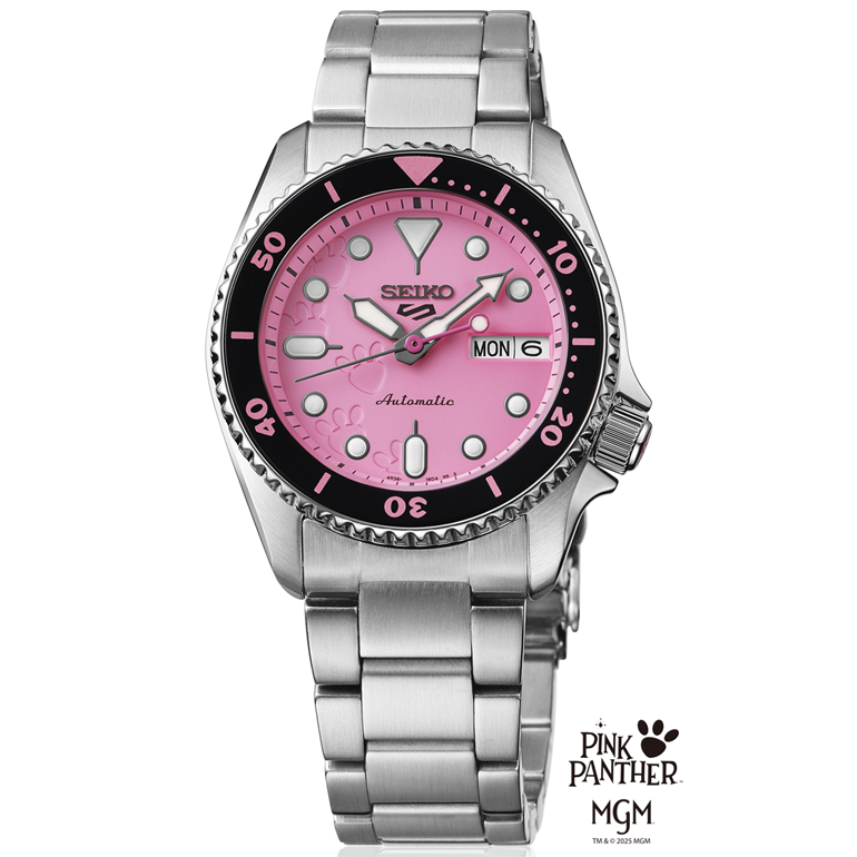 Seiko 5 Sport Pink Panther Limited Edition Watch SRPM07