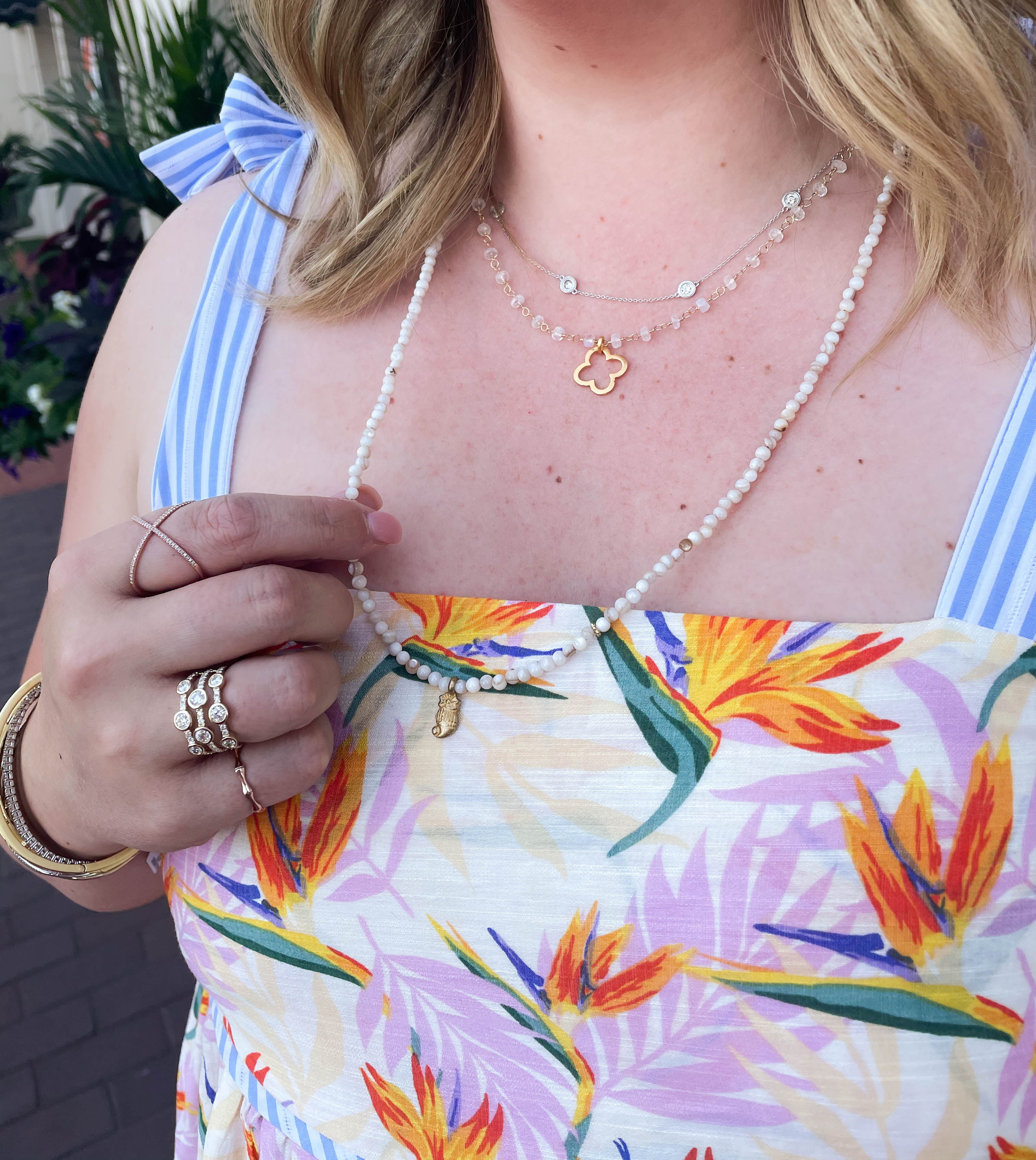 Diamonds By The Yard Necklace in 14K White Gold