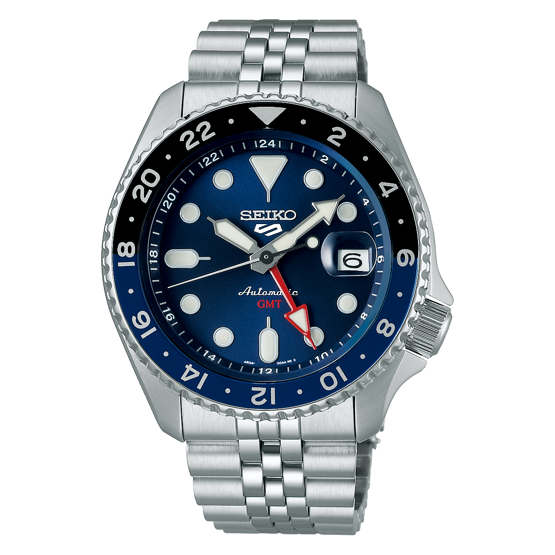 Seiko 5 Sport GMT Blue Dial Watch SSK003