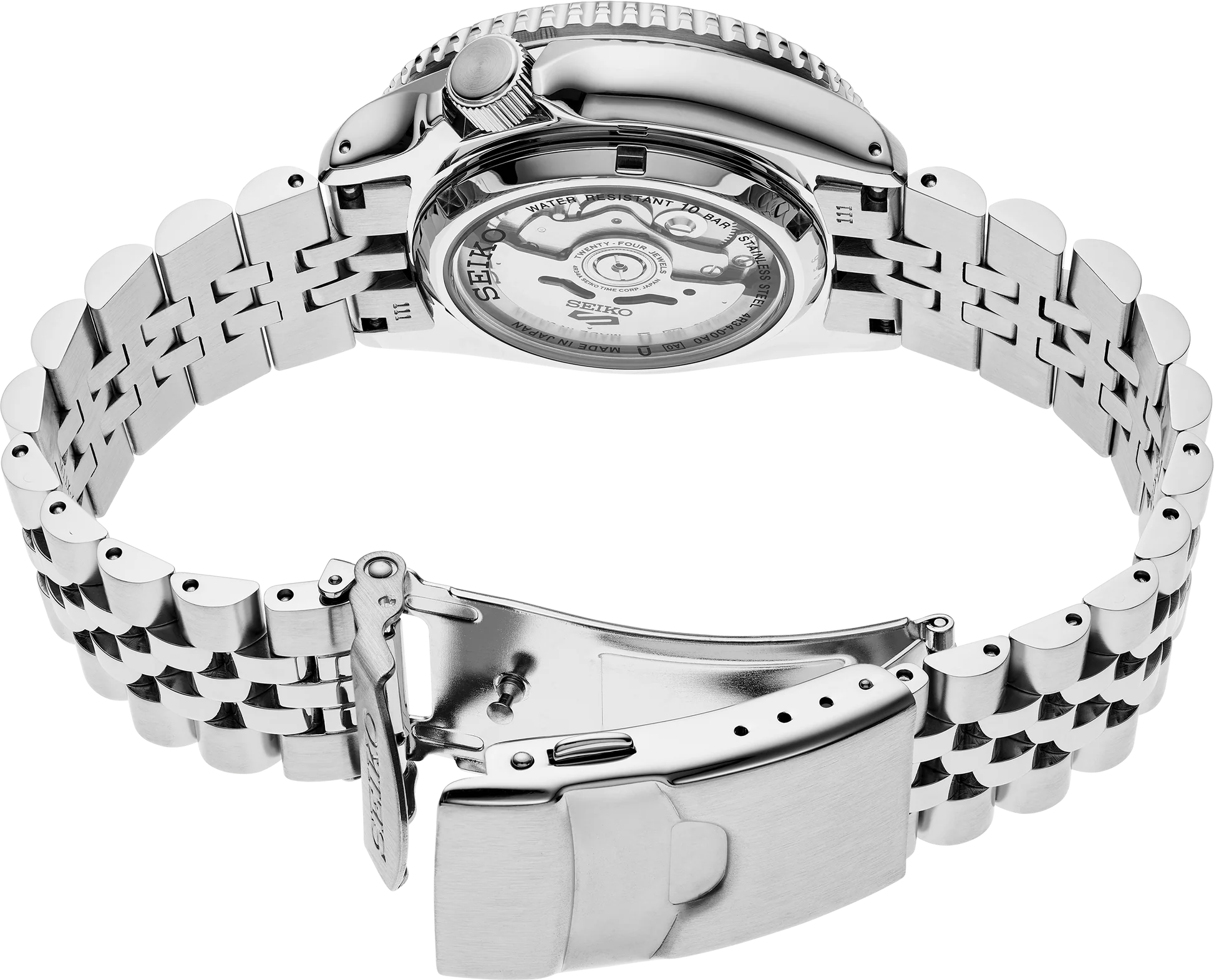 Seiko Luxe 5 Sports Grey Dial Watch SSK021