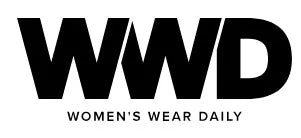 Logo of Women's Wear Daily with 'WWD' in black on a white background