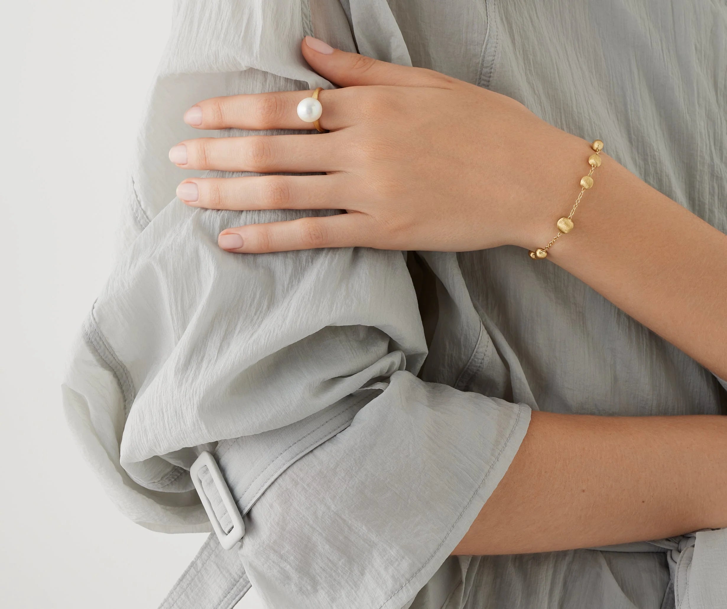 Marco Bicego Africa Station Chain Bracelet in 18K Yellow Gold