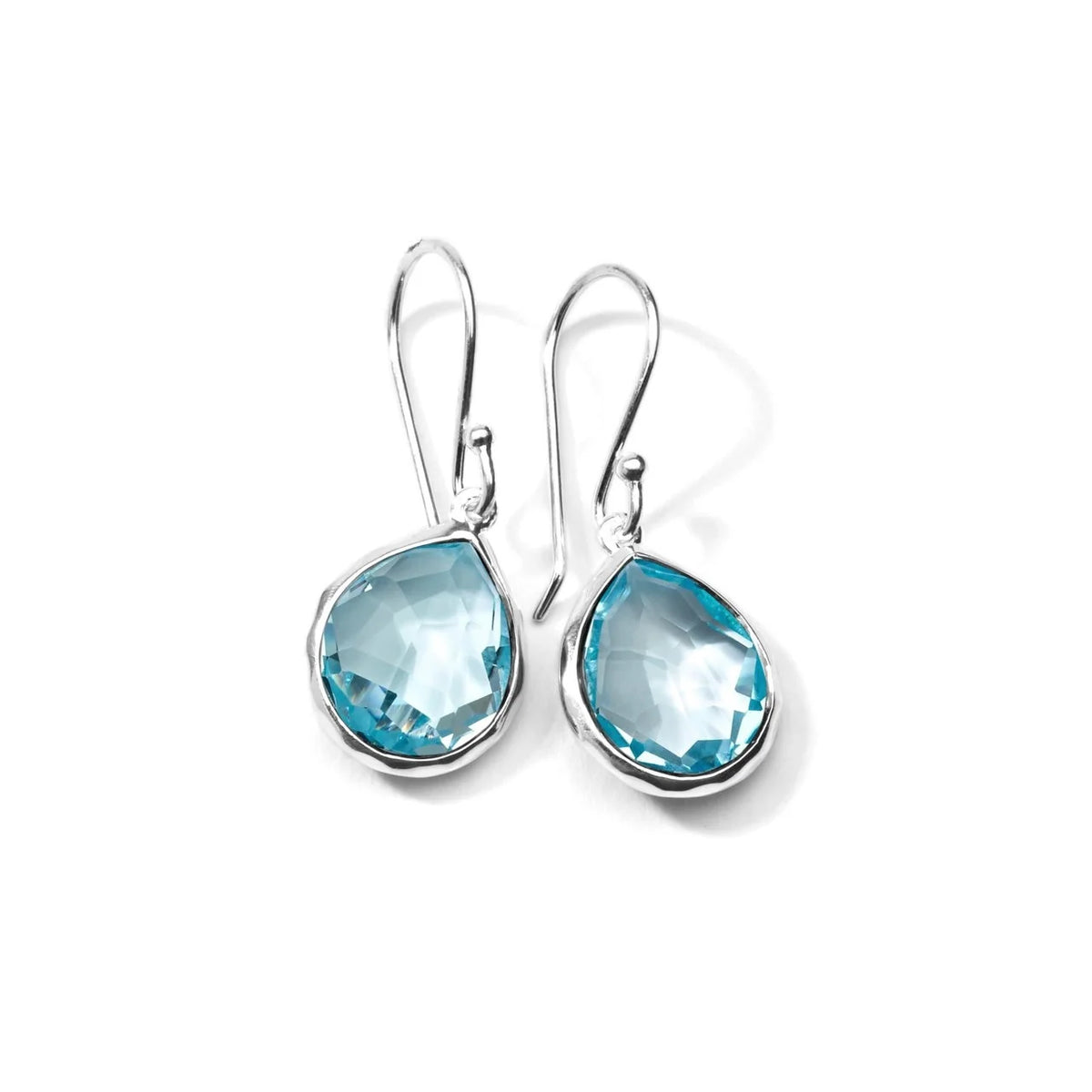IPPOLITA Sterling Blue Topaz Teeny Teardrop Earrings in Sterling Silver