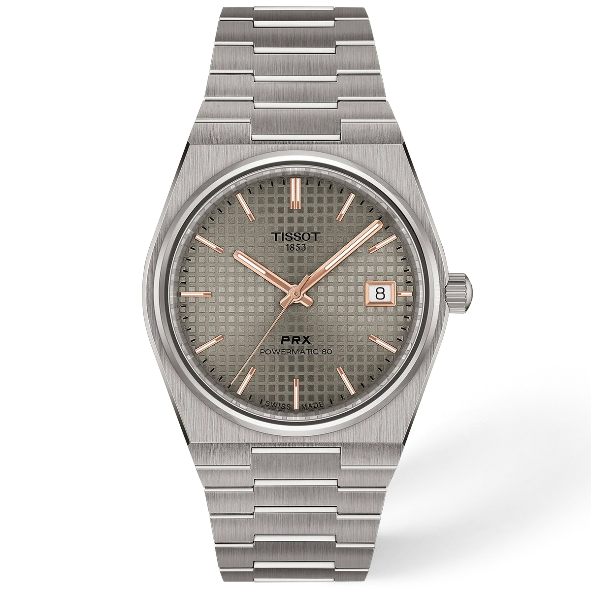Tissot PRX Anthracite Dial & Gray Titanium Watch T1378074406100