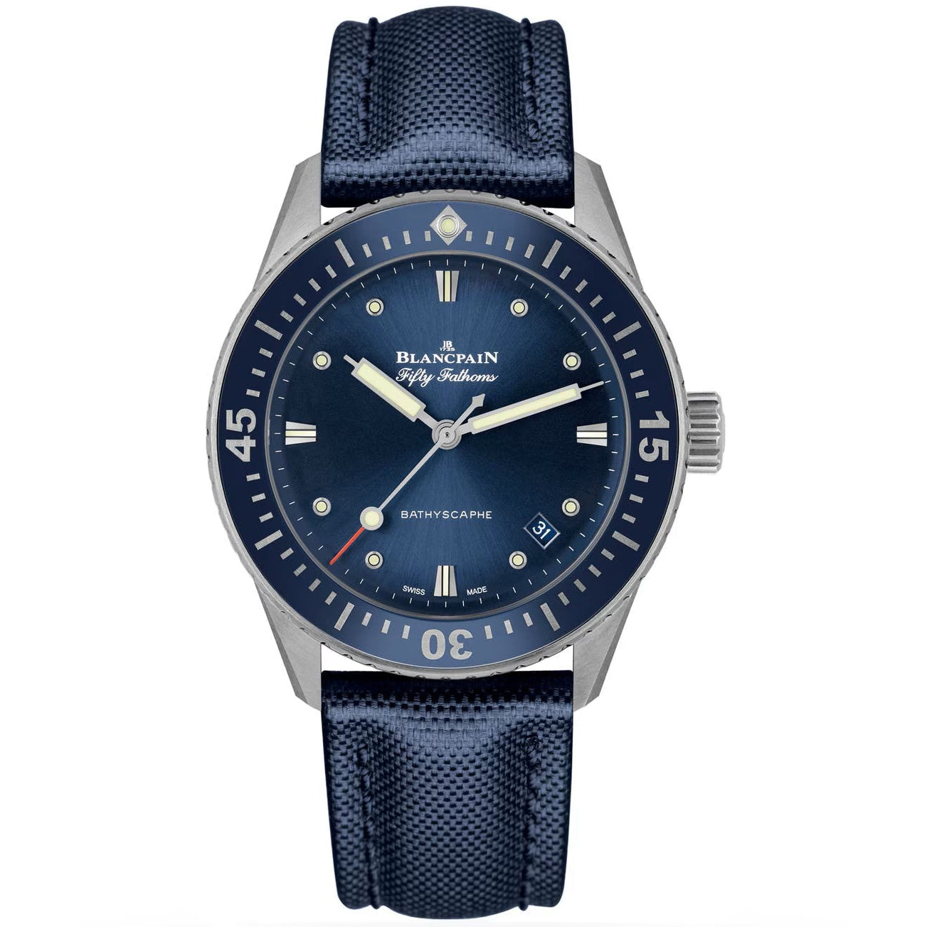 Blaincpain Fifty Fathoms Bathyscaphe Watch 5100 1140 O52A