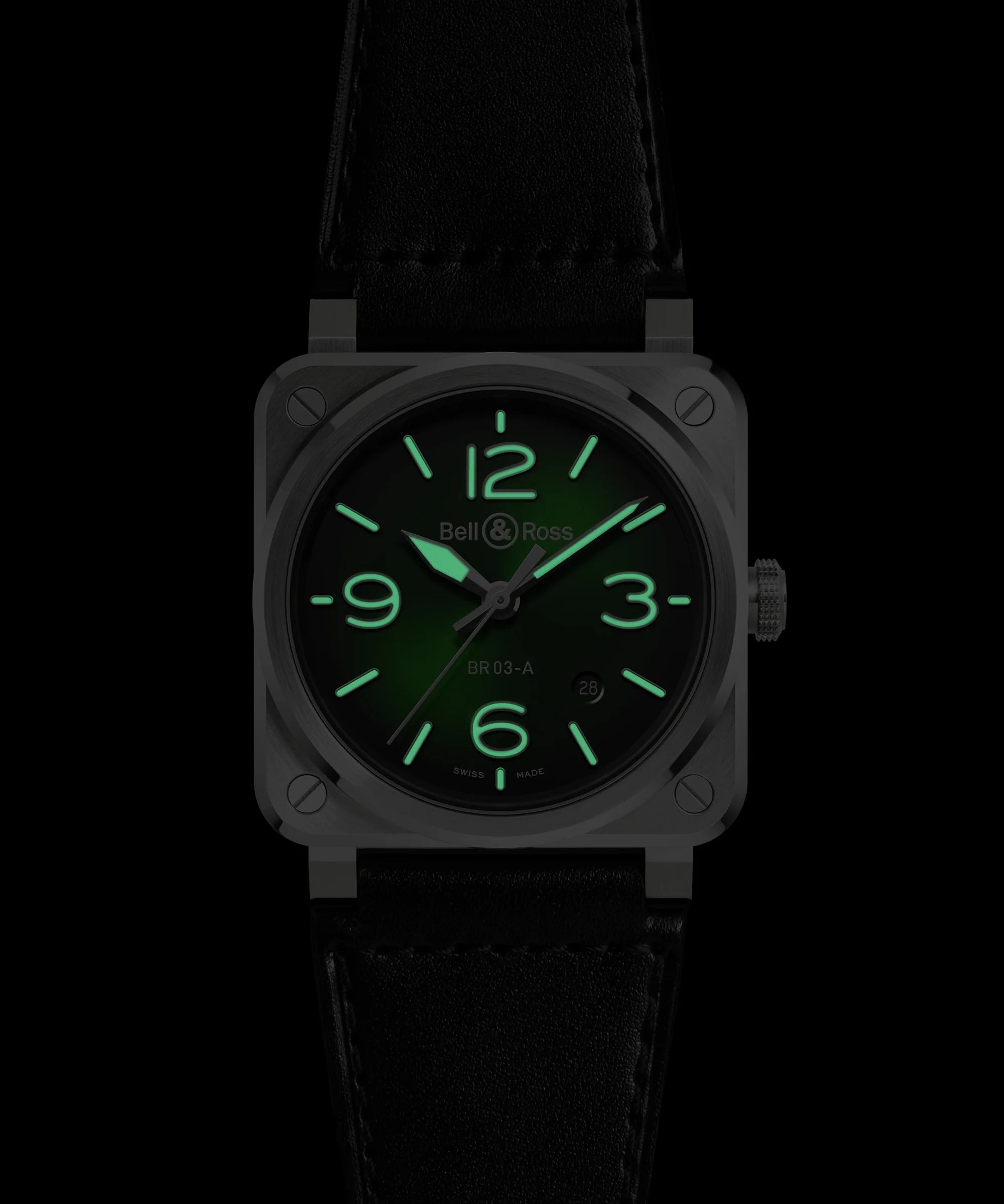 Bell & Ross BR-03 Green Dial Watch