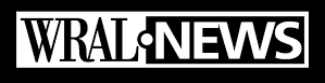 WRAL News logo in white on a black background