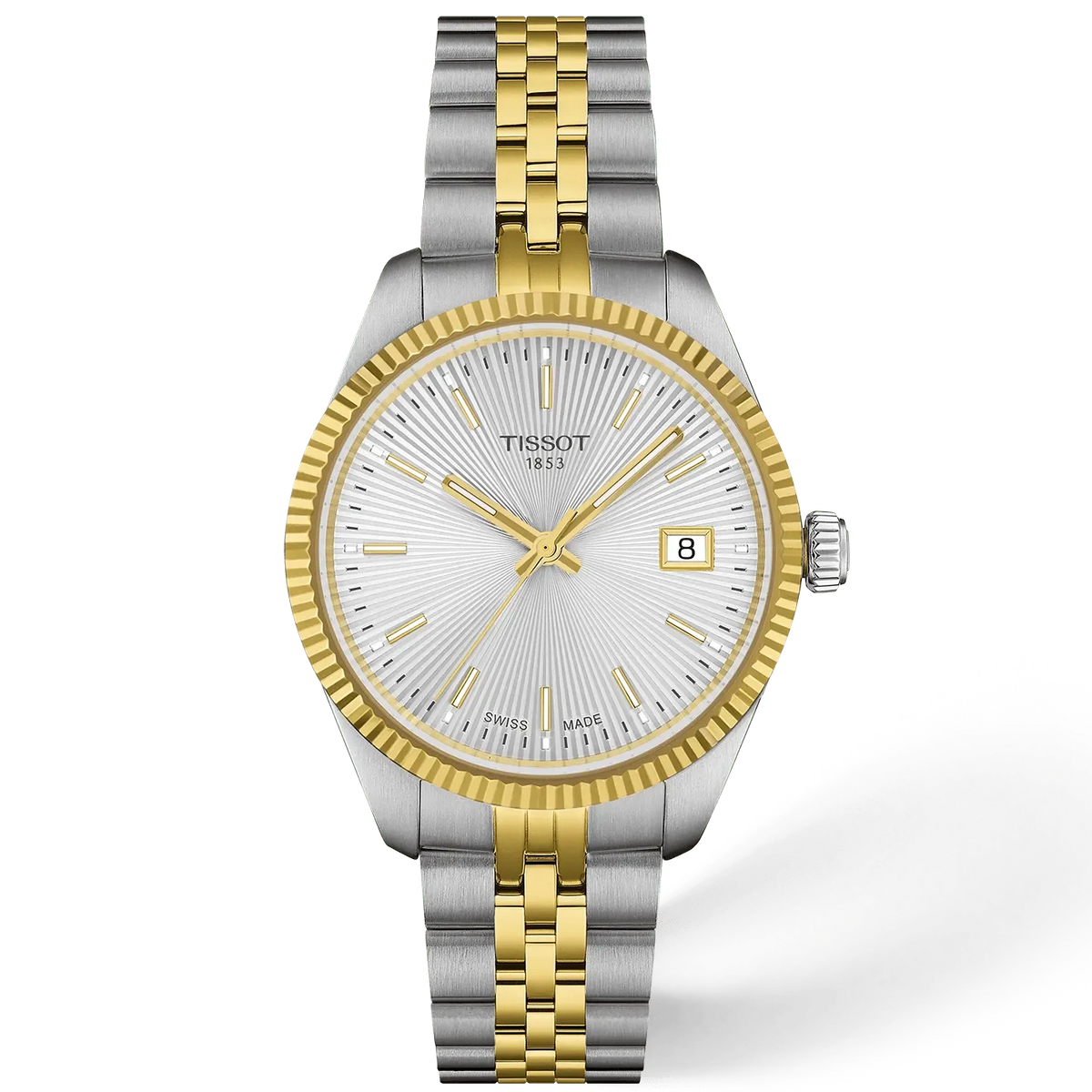 Tissot Ballade Two-Tone Silver Dial Watch T1562102203100