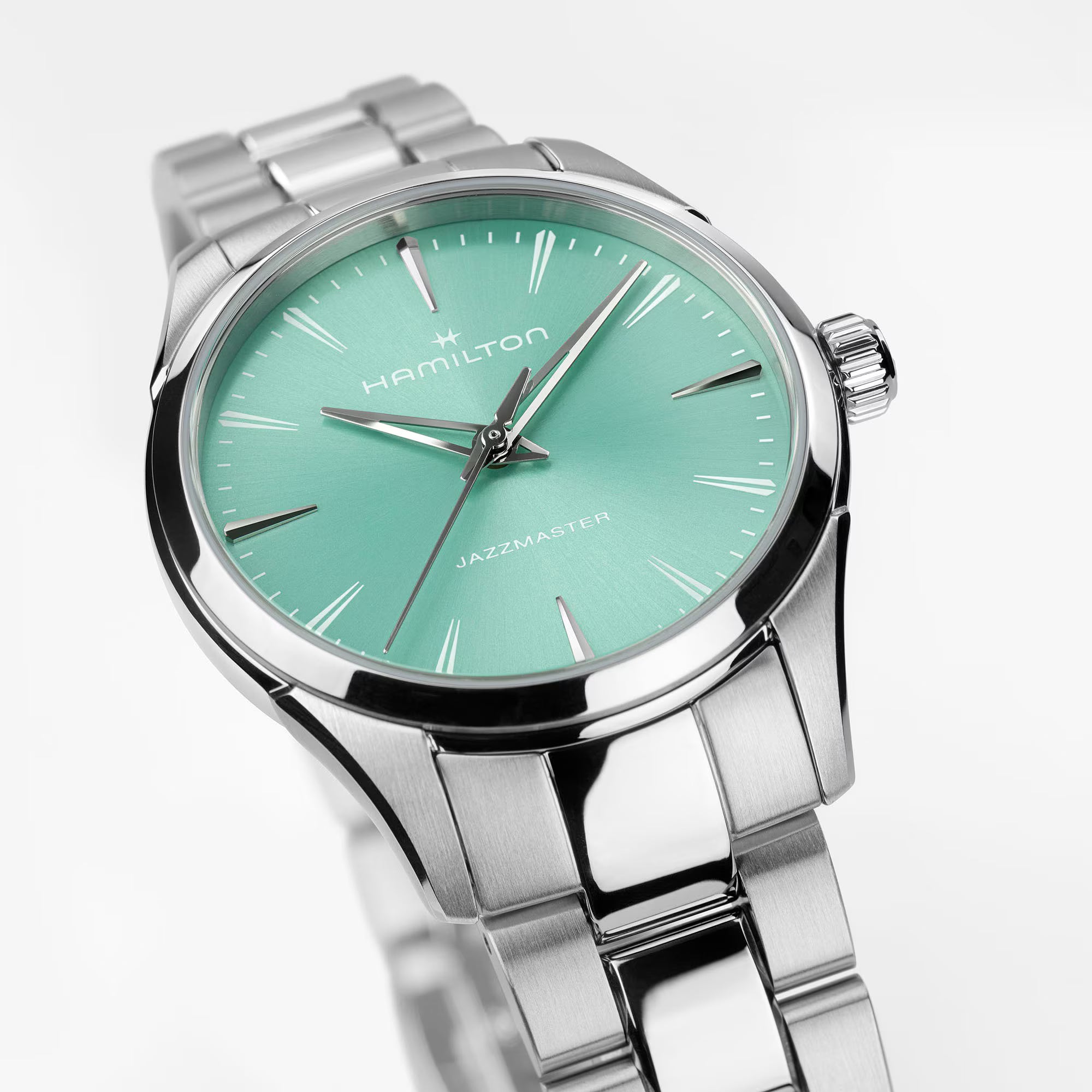 Hamilton Jazzmaster Turquoise Dial Watch H32301161