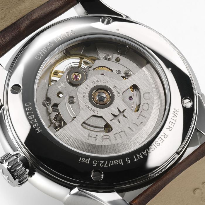 Hamilton Jazzmaster Open Heart Gold Sunray Dial Watch 40MM H32675501
