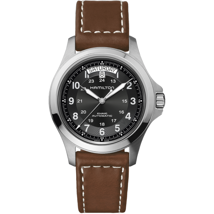 Hamilton Khaki Field King Black Dial Watch 40MM H64455533