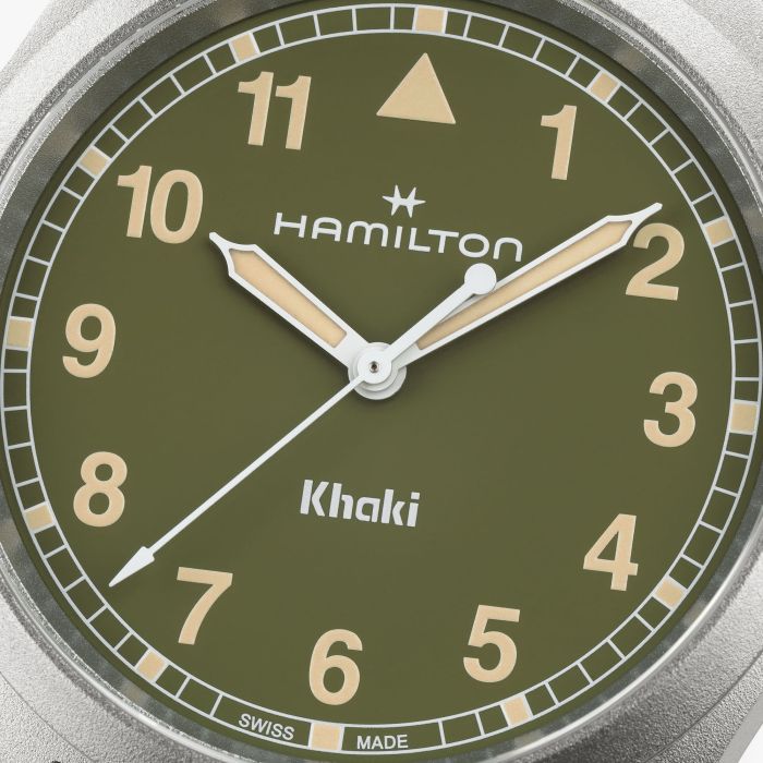 Hamilton Khaki Field Green Dial Watch 38MM H69401160