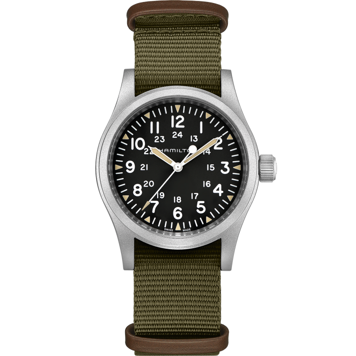Hamilton Khaki Field Mechanical Black Dial Watch H69439931