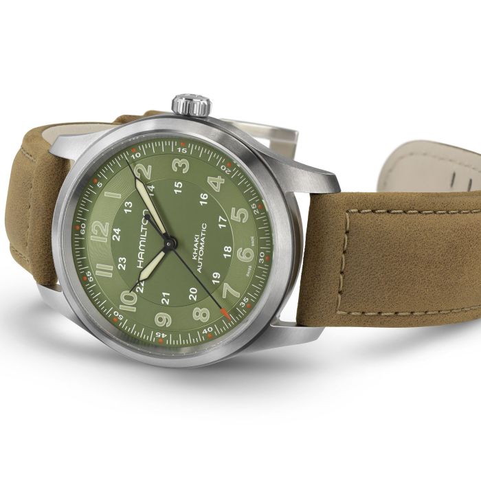 Hamilton Khaki Field Green Dial Watch 38MM H70205860