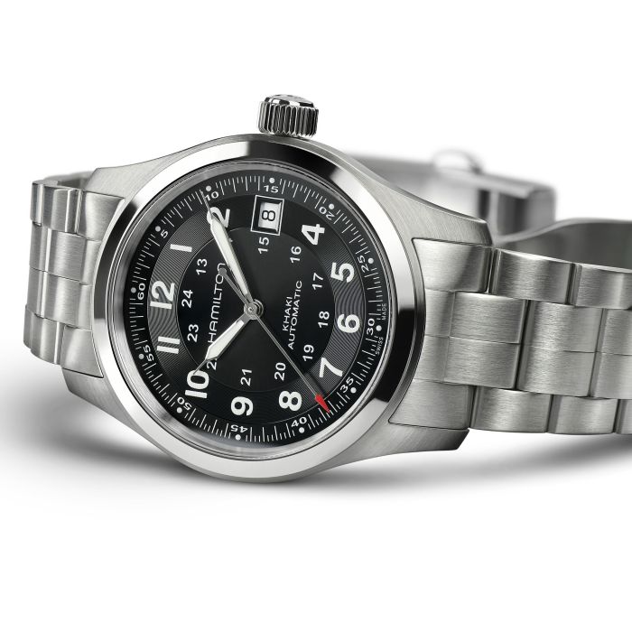 Hamilton Khaki Field Black Dial Watch 38MM H70455133