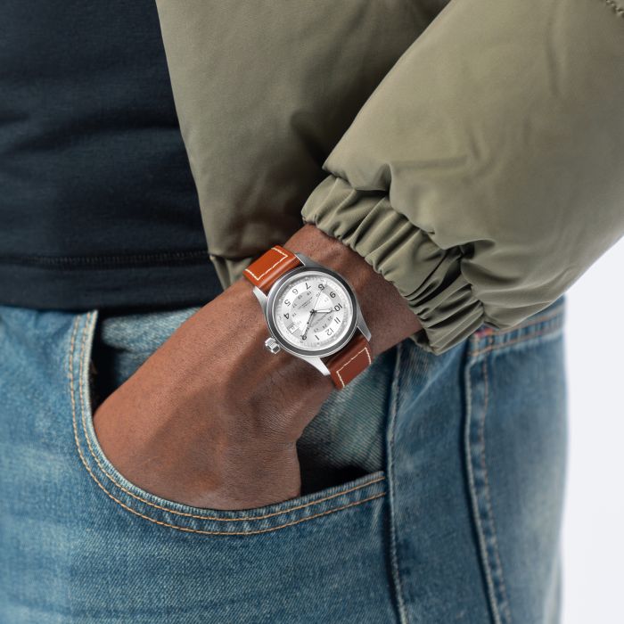 Hamilton Khaki Field Silver Dial Watch 38MM H70455553