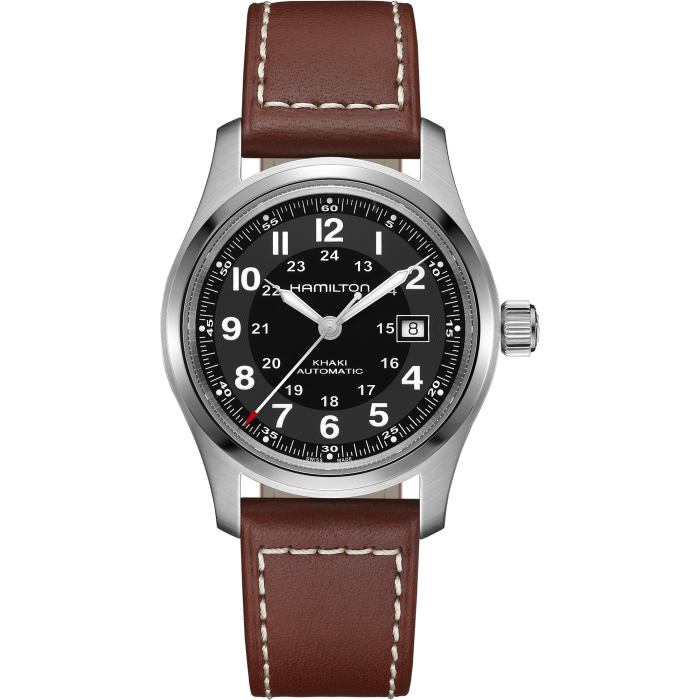 Hamilton Khaki Field Black Dial Watch 42MM H70555533