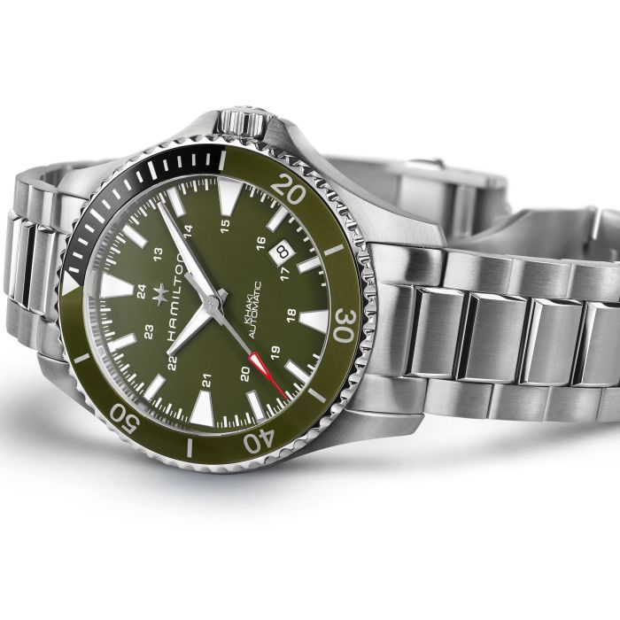 Hamilton Khaki Navy Scuba Green Dial Watch 40MM H82375161