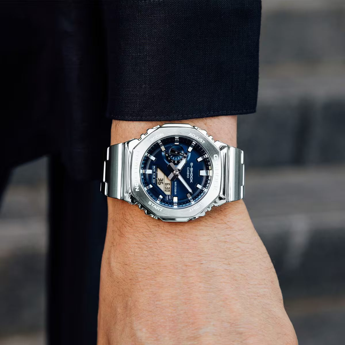 G-Shock G-Steel Navy Dial Watch GM2110D-2B