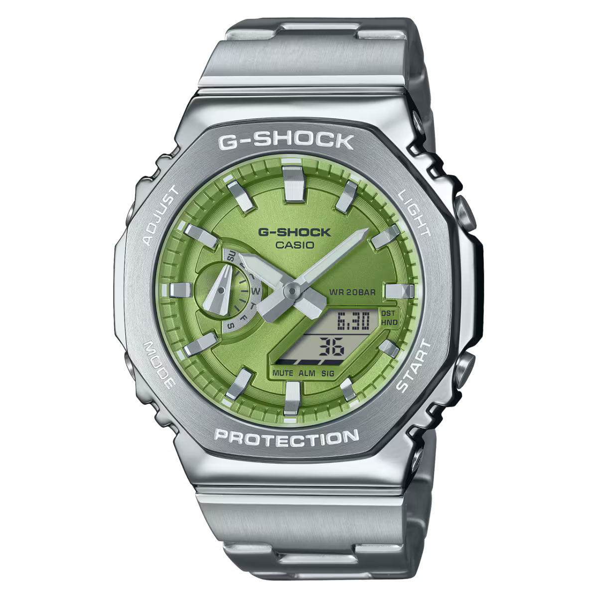 G-Shock G-Steel Green Dial Watch GM2110-3A