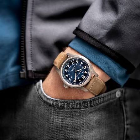 Hamilton Khaki Field Navy Dial Watch H70545540
