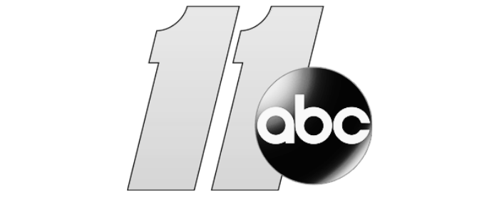 Logo with the number '11' and 'abc' on a white background