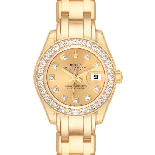 Bailey's Certified Pre-Owned Rolex Lady-Datejust Pearlmaster 69298 W672551