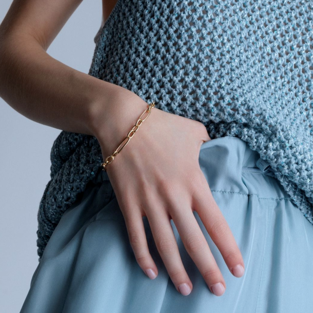 Roberto Coin Oro Oval Link Bracelet in 18K Yellow Gold