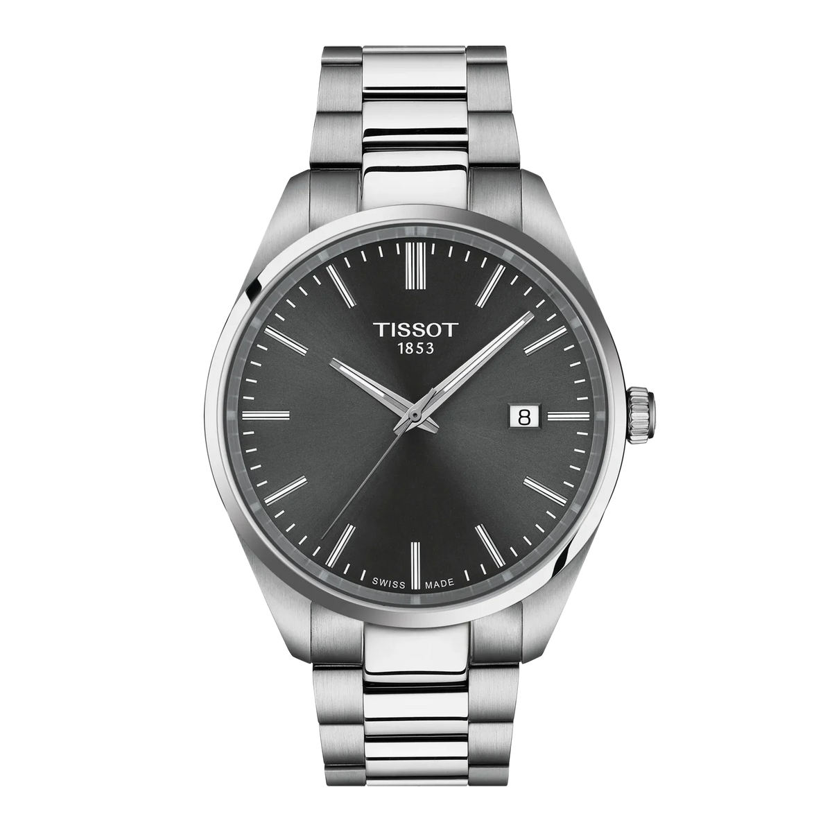 Tissot PR 100 Grey Dial Watch T1504101108100