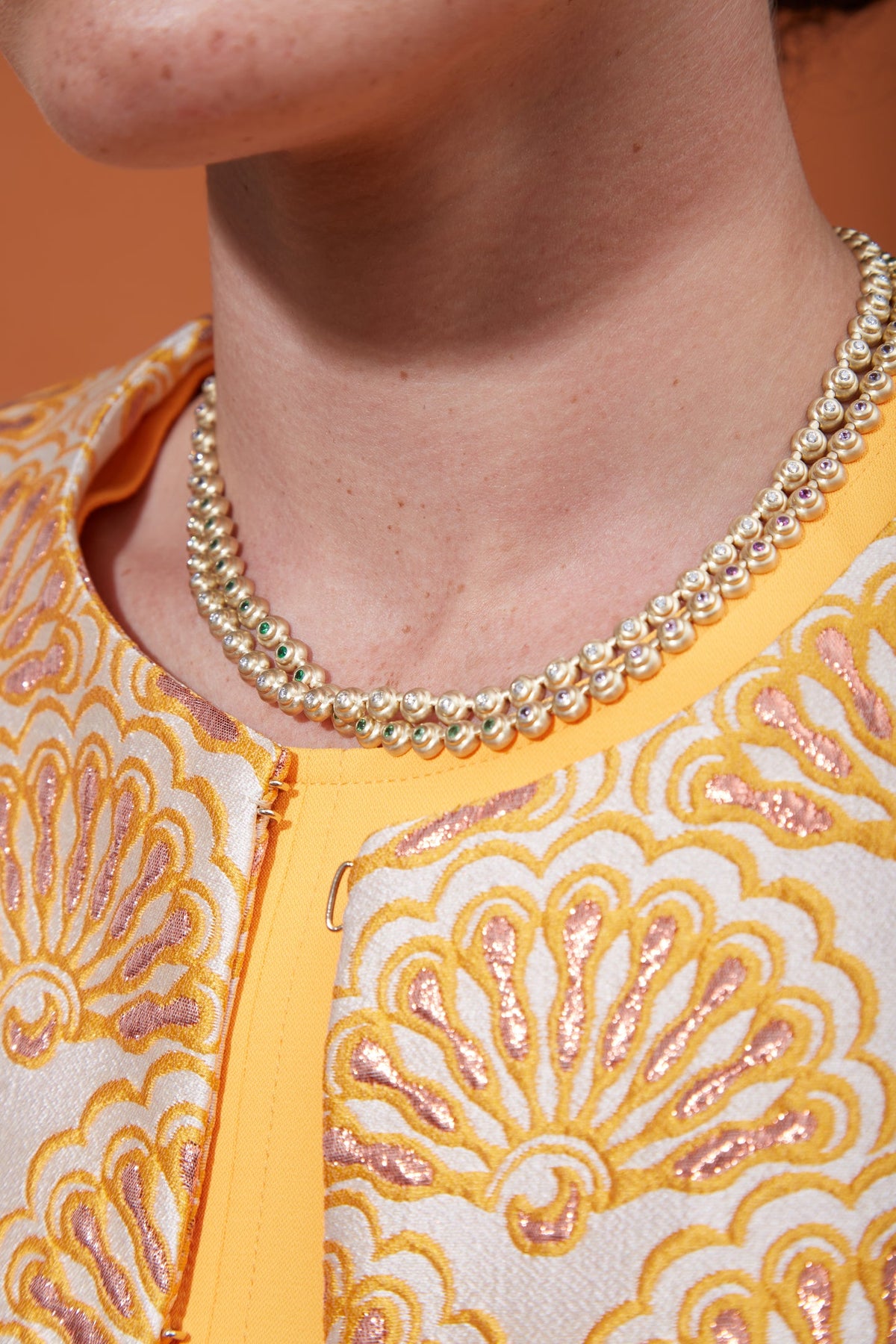Campbell + Charlotte Evolve Diamond Link Necklace in 14K Yellow Gold