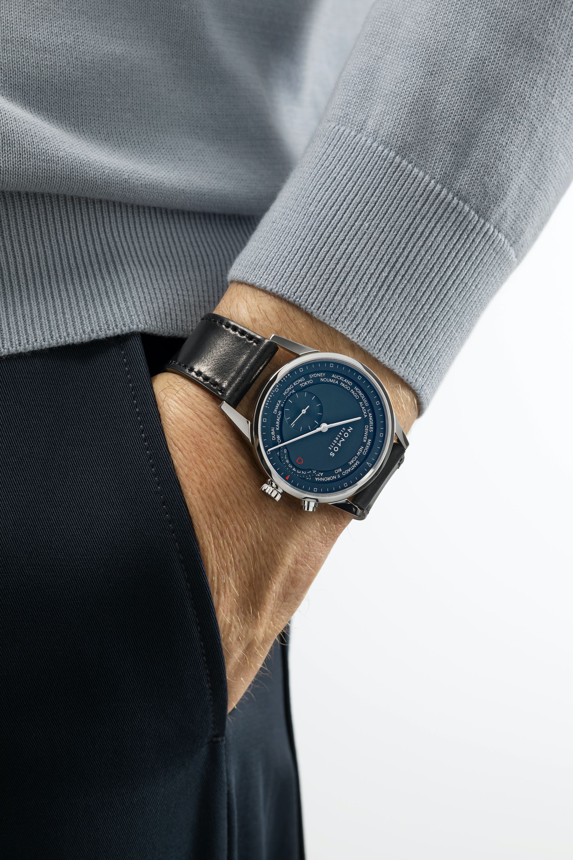 NOMOS Zürich Worldtimer Midnight Blue Ref. 807