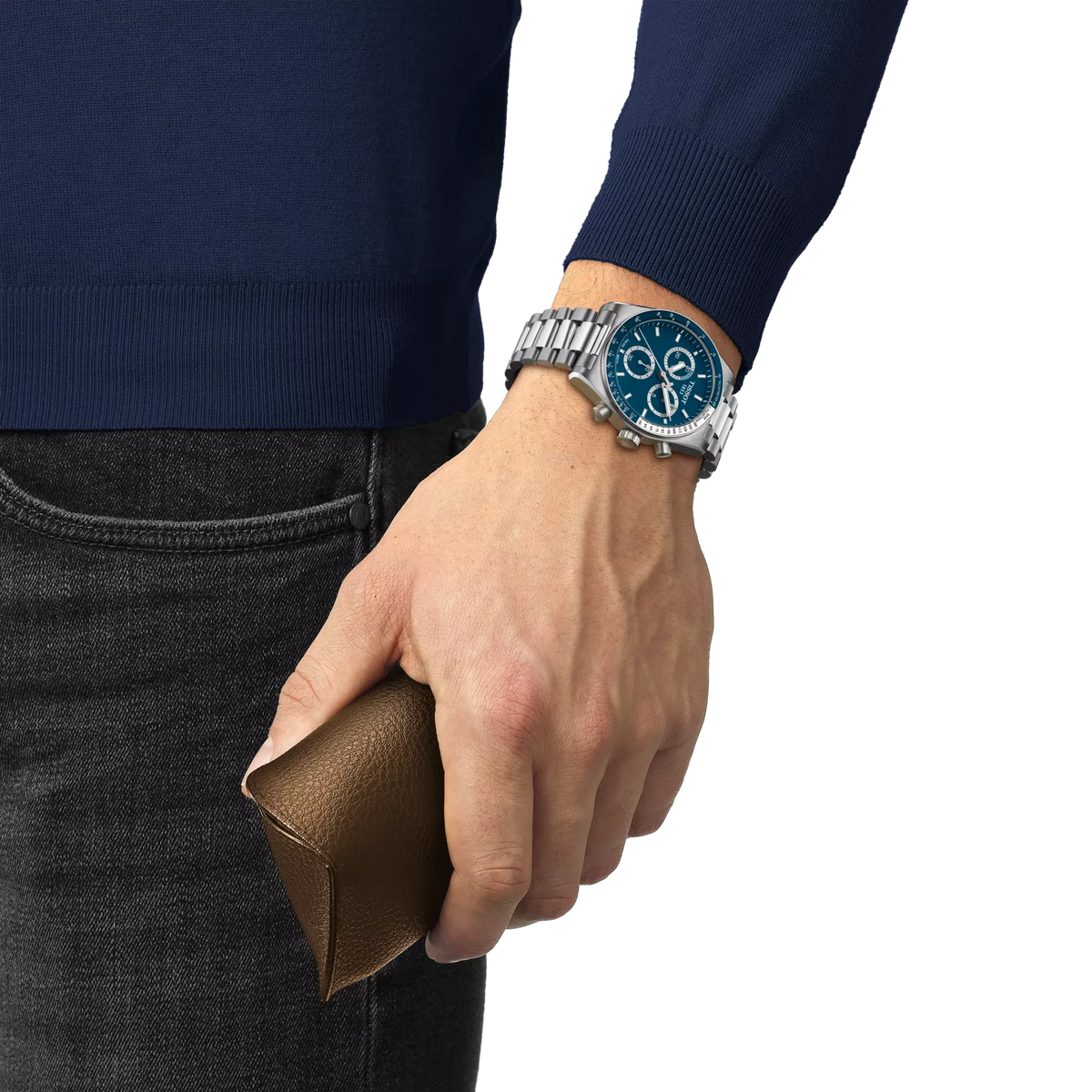 Tissot PR516 T-Sport Chrono Blue Dial Watch T1494171104100