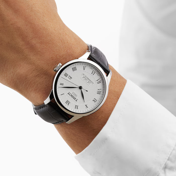 Tissot Le Locle Silver Roman Dial Watch T0064071603300