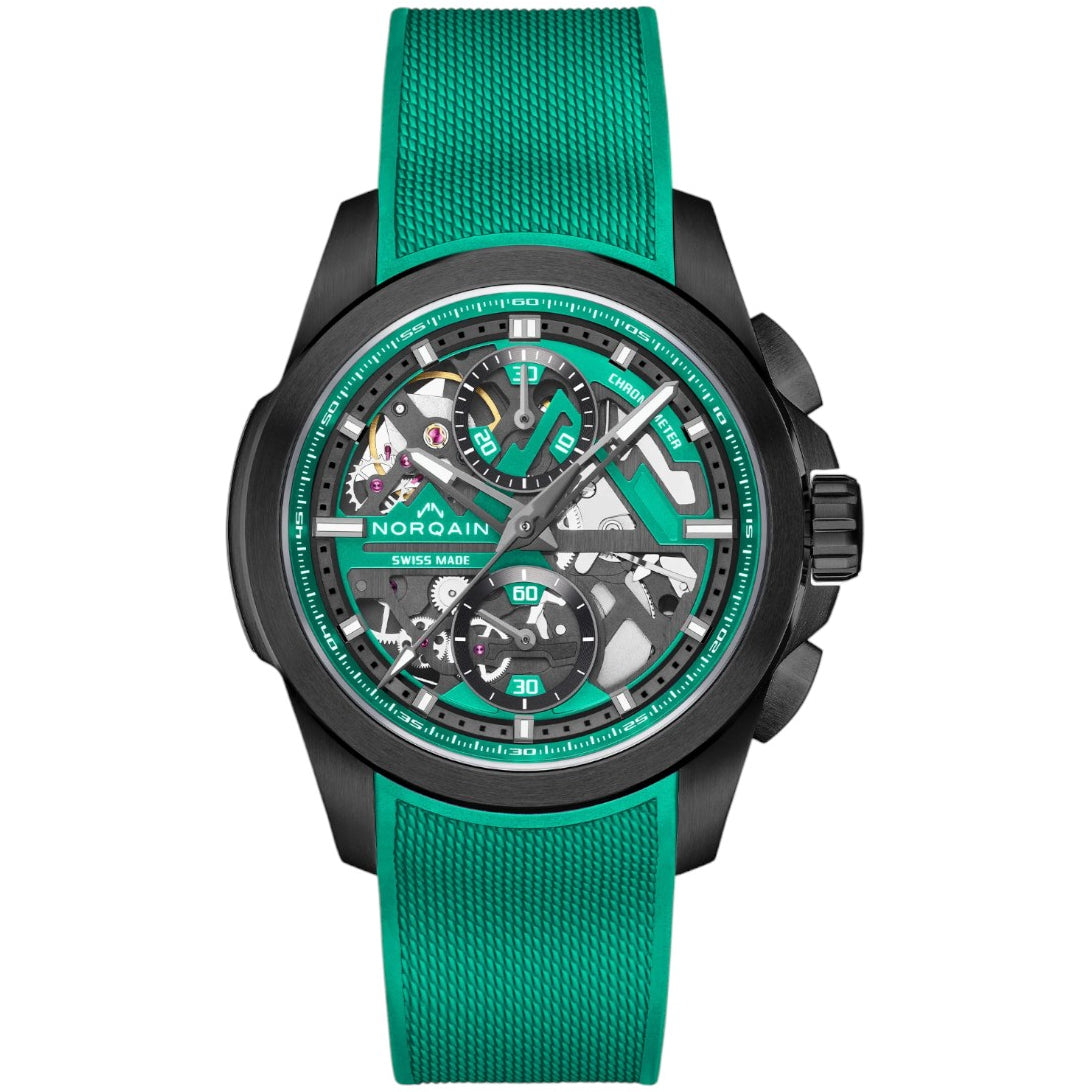 Norqain Independence Skeleton Jade Green N3200.40T02.J01.R01