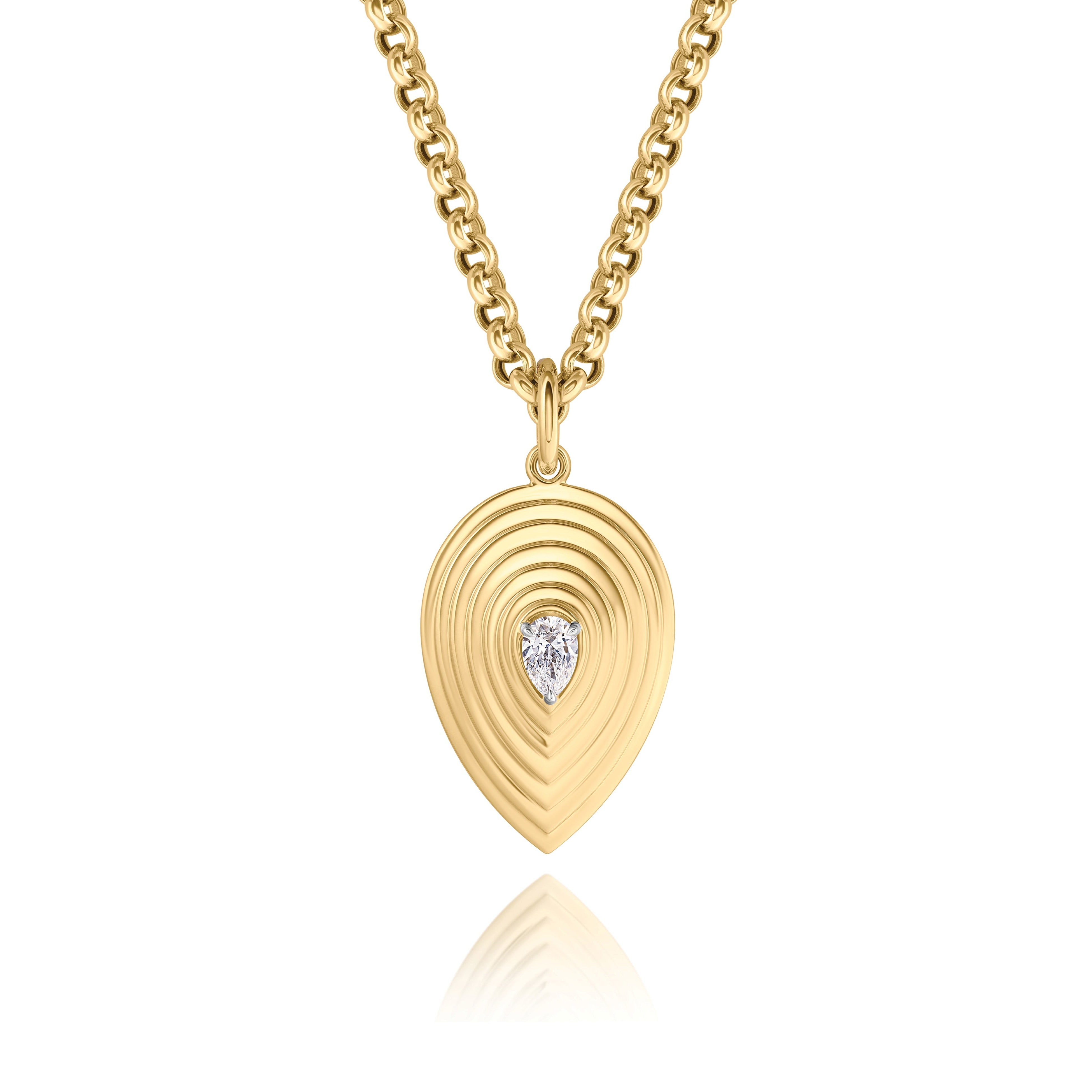 Phillips House Large Pear Diamond Layered Necklace