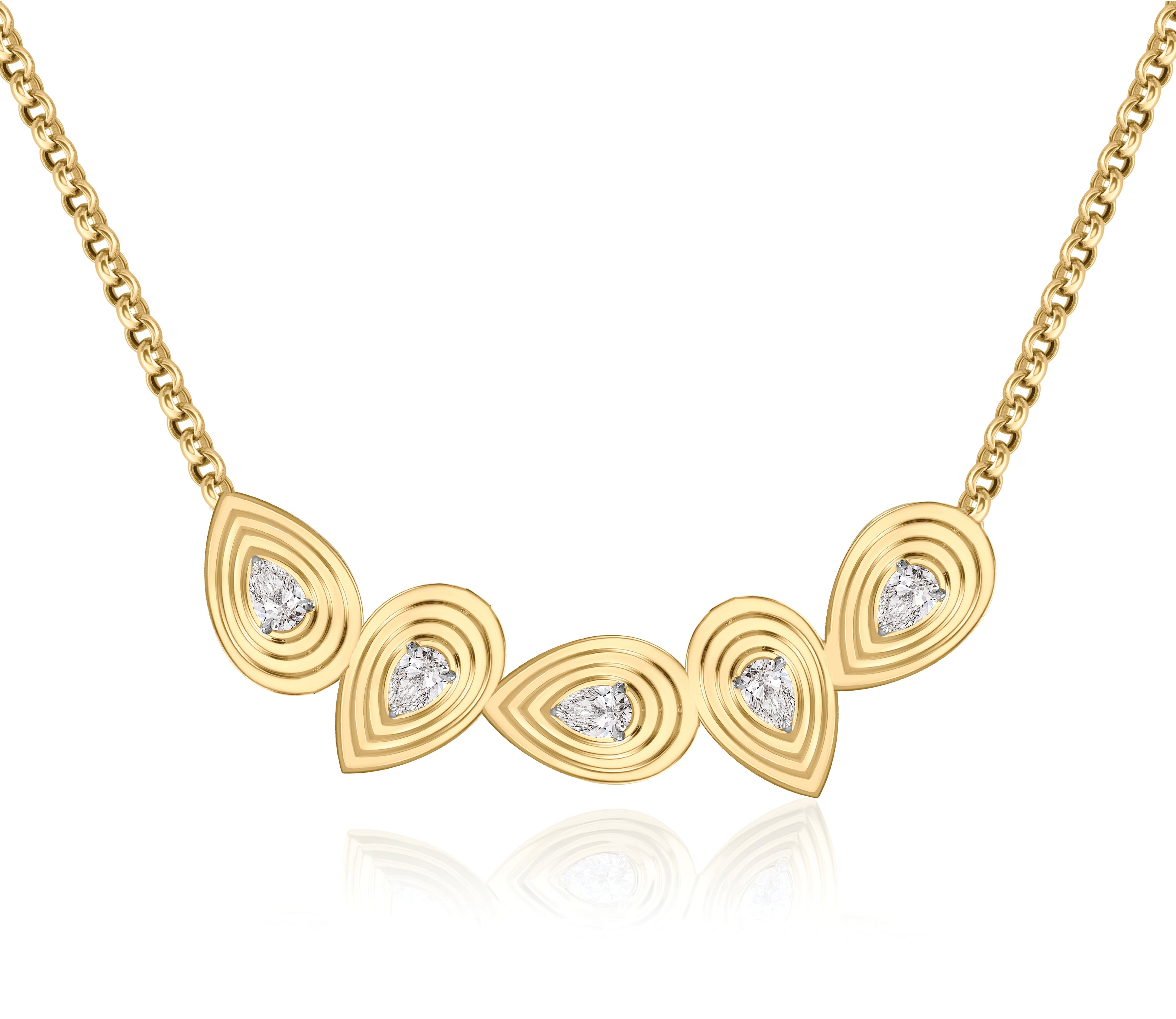 Phillips House Pear Diamond Layered Necklace