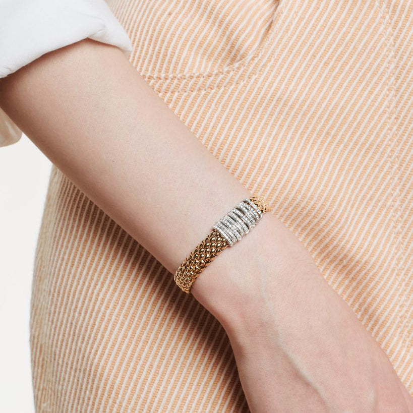 Fope Panorama Bracelet in 18K Yellow Gold