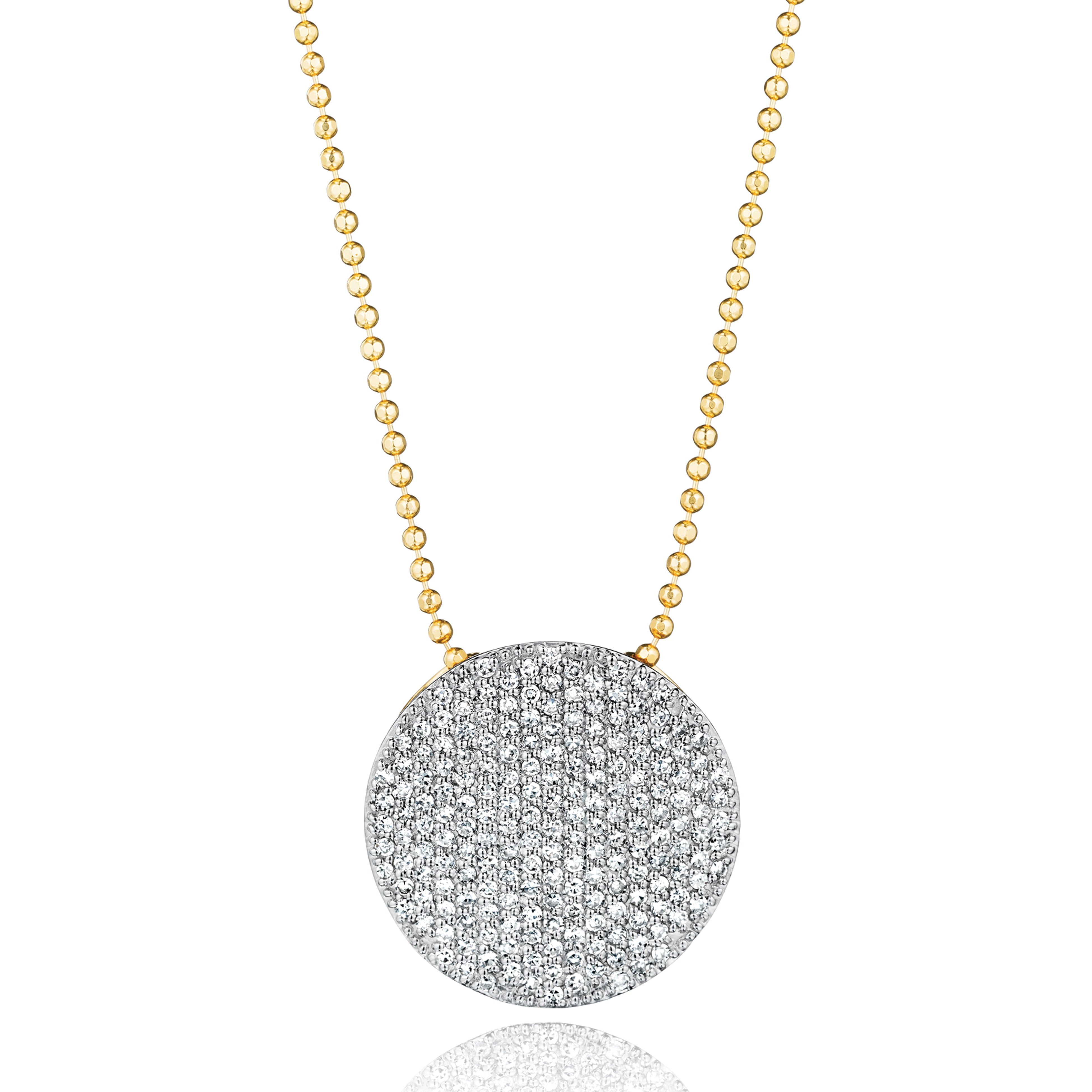 Phillips House Large Affair Infinity Diamond Necklace in 14K Yellow Gold