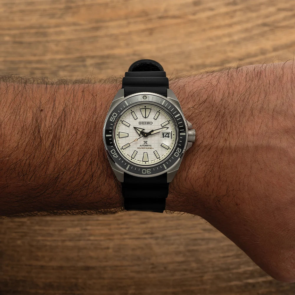 Seiko Prospex Diver White Dial Watch SRPE37