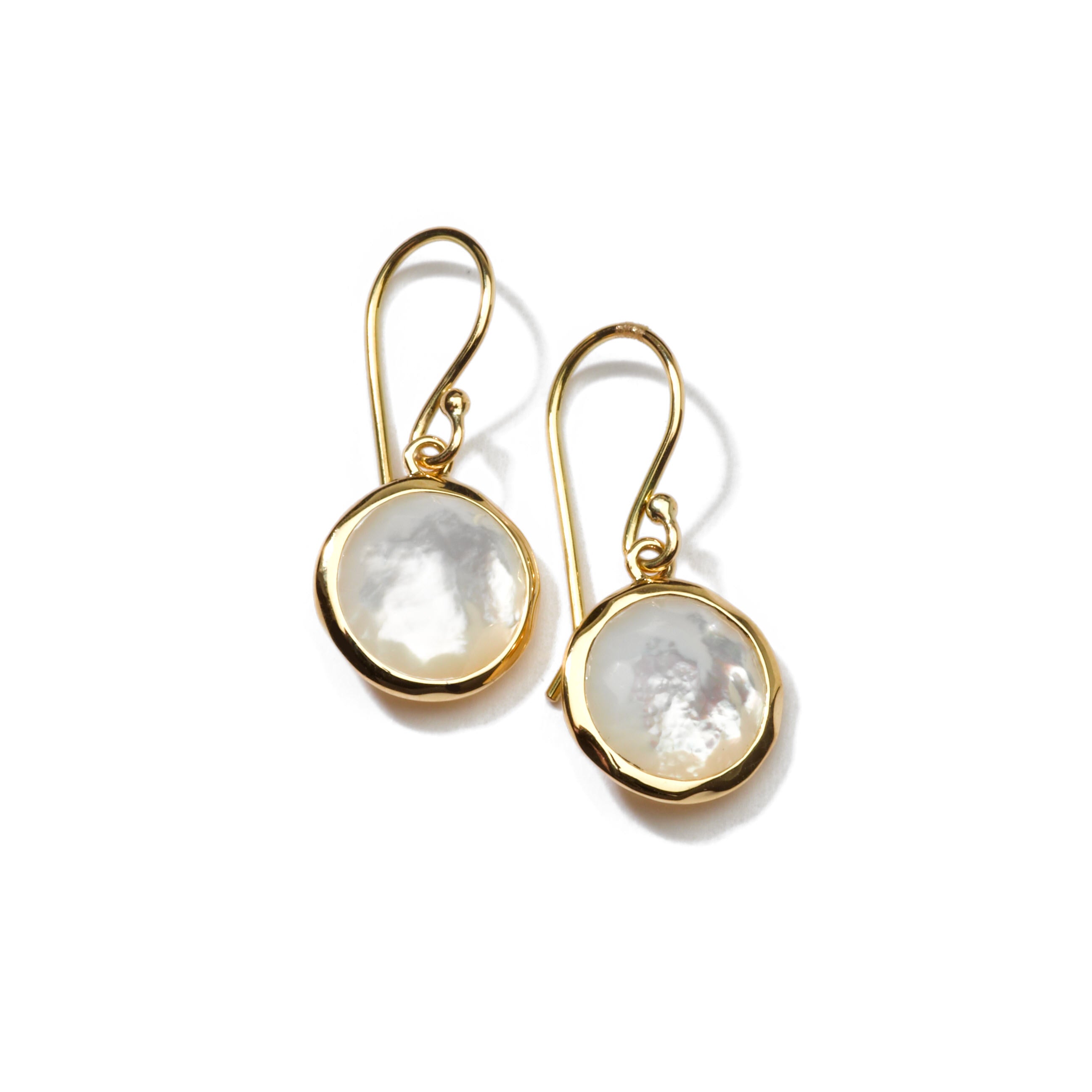 Ippolita Mini Lollipop Mother of Pearl Drop Earrings in 18K Yellow Gold