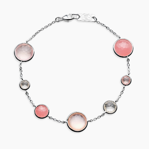 Ippolita Bambina Lollipop 7-Stone Link Bracelet in Sterling Silver