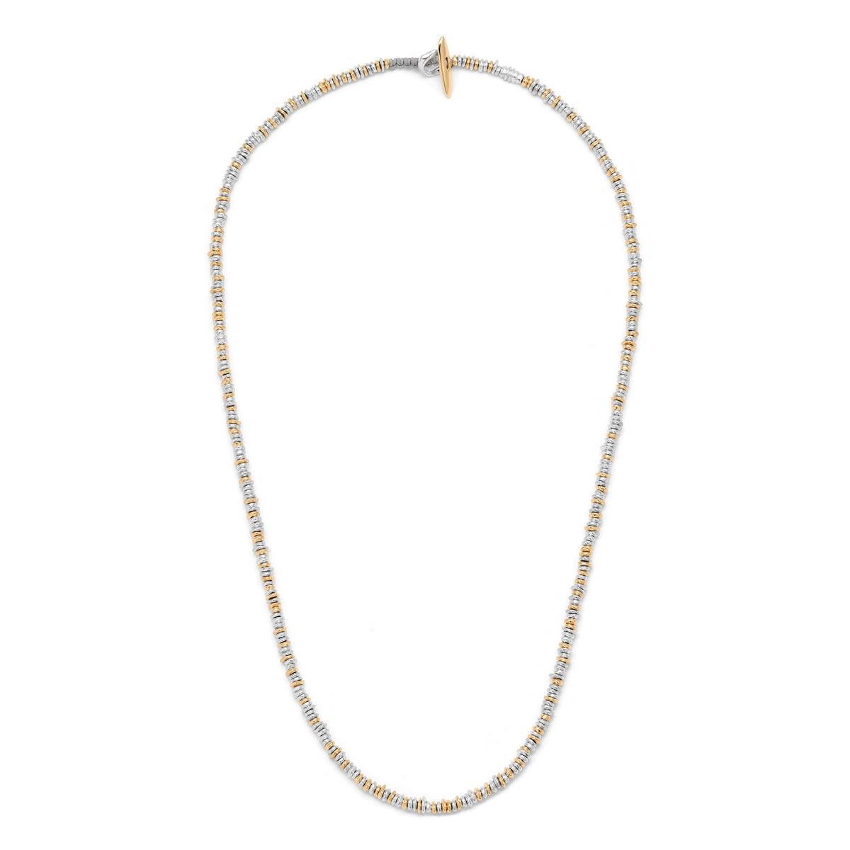 Maor Pilla Mixed Metal Necklace in Sterling Silver & 18K Yellow Gold