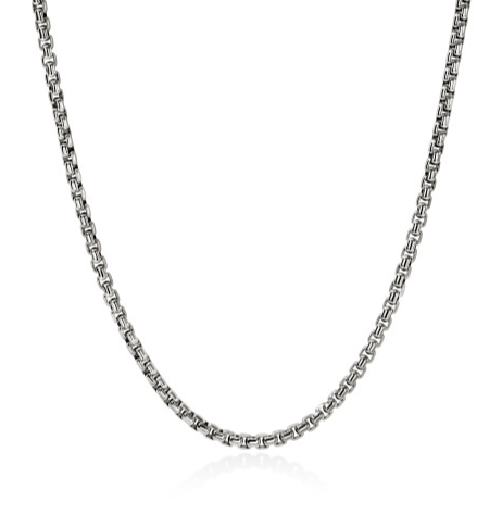 John Hardy Men's Box Chain Necklace in Sterling Silver, 3.7MM