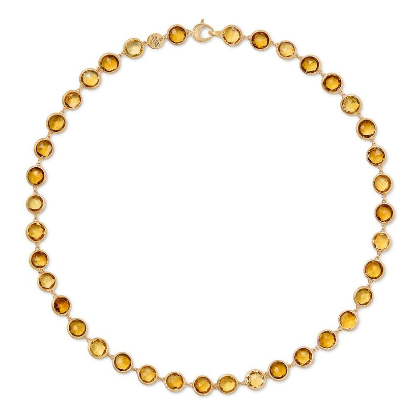 Marco Bicego Jaipur Citrine Necklace in 18K Yellow Gold