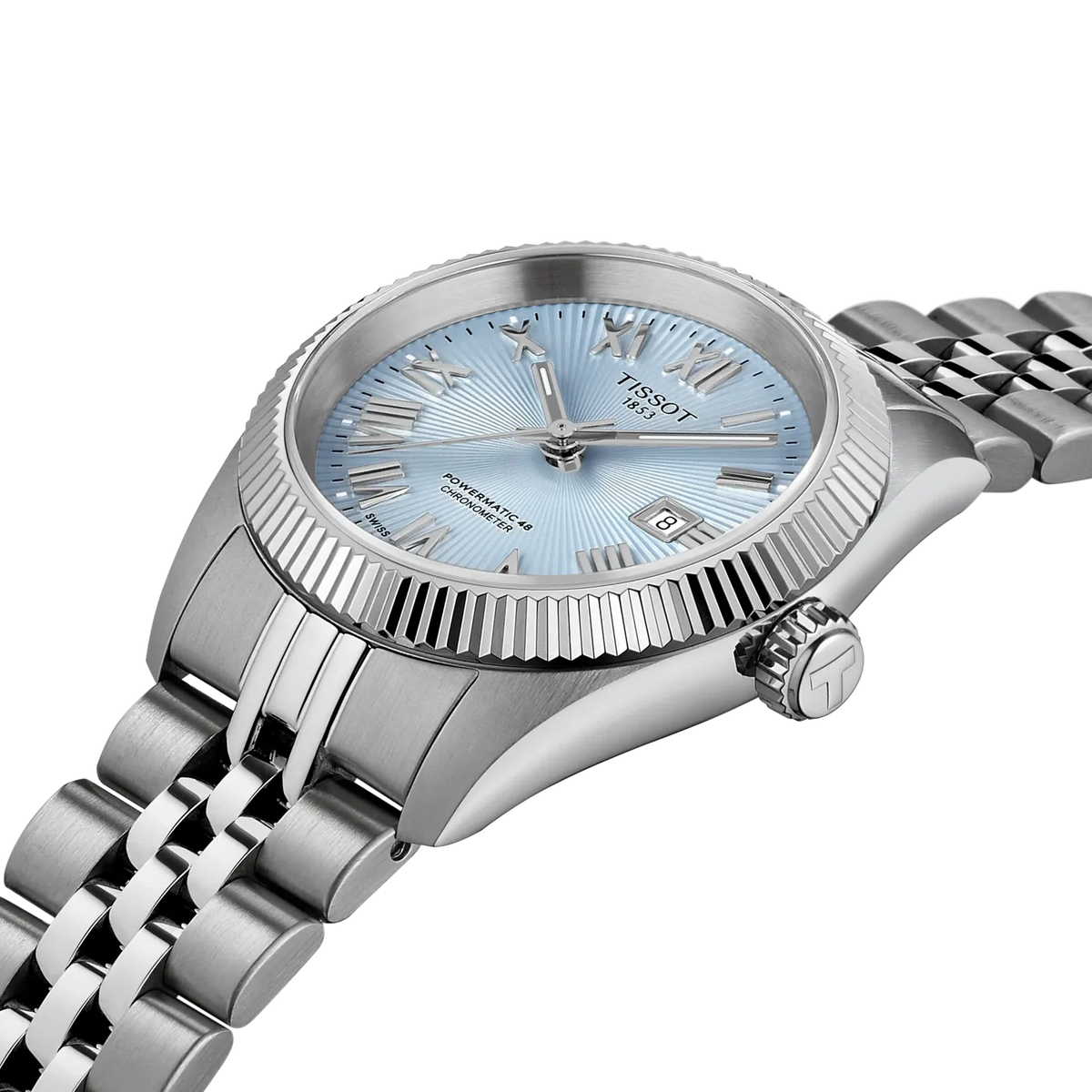 Tissot Women's Ballade Ice Blue Roman Dial Watch T1562081135300
