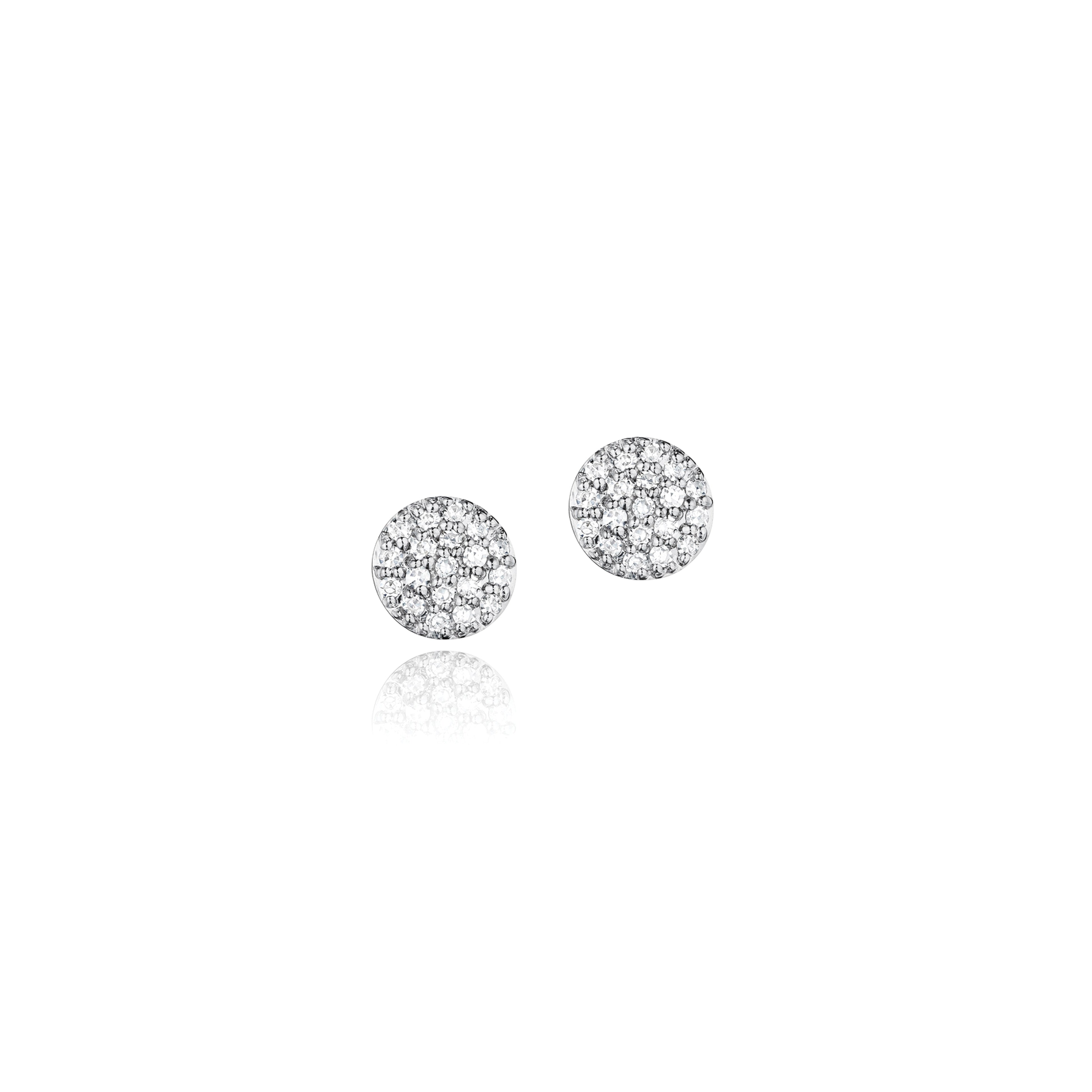 Phillips House Micro Affair Infinity Diamond Stud Earrings in 14K Yellow Gold