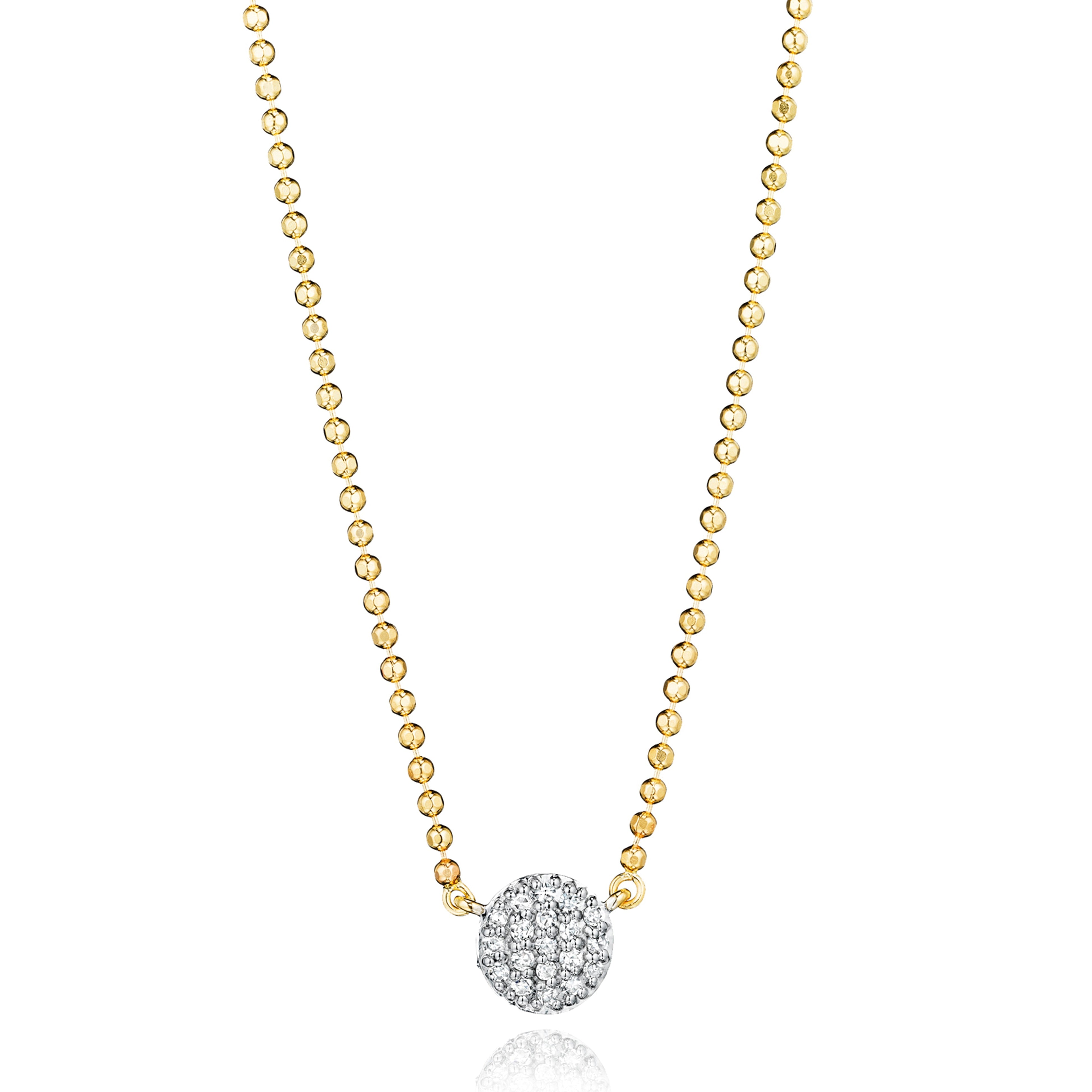 Phillips House Micro Affair Infinity Diamond Necklace in 14K Yellow Gold