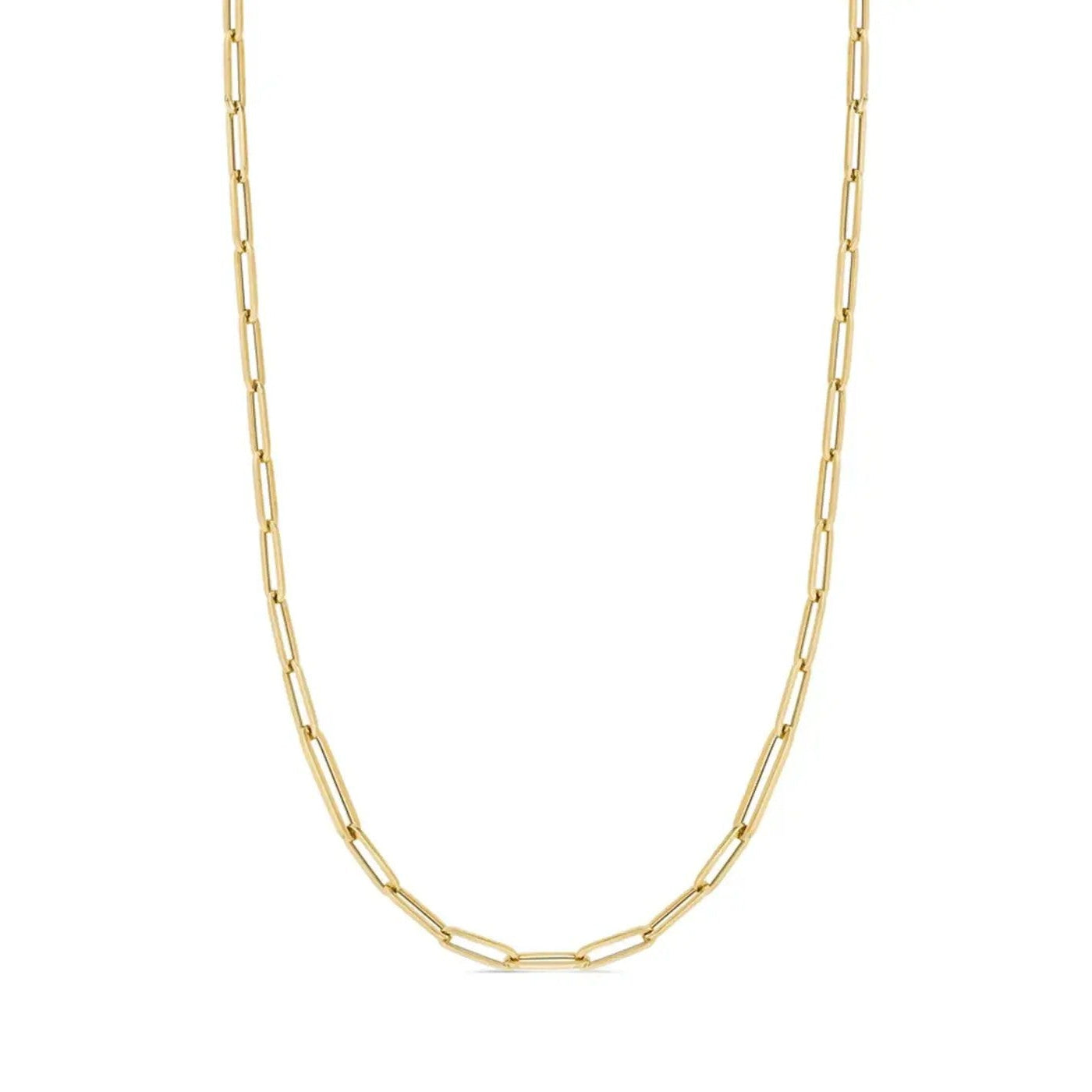 Roberto Coin Alternating Paperclip Link Chain Necklace